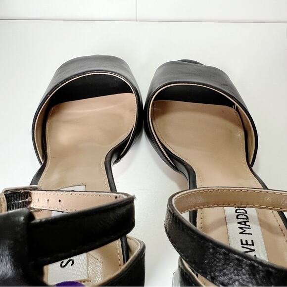Steve Madden Leather Heels in Mirna Size 8.5 - Picture 7 of 9